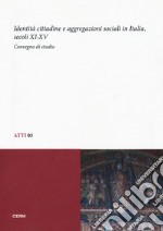 Identità cittadine e aggregazioni sociali in Italia, secoli XI-XV. Atti del Convegno di studio (Trieste, 28-30 giugno 2010) libro