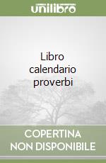 Libro calendario proverbi libro