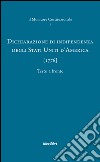 Dichiarazione di indipendenza degli Stati Uniti d'America (1776) libro