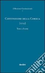 Costituzione della Corsica (1755) libro