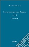 Costituzione della Corsica (1755) libro