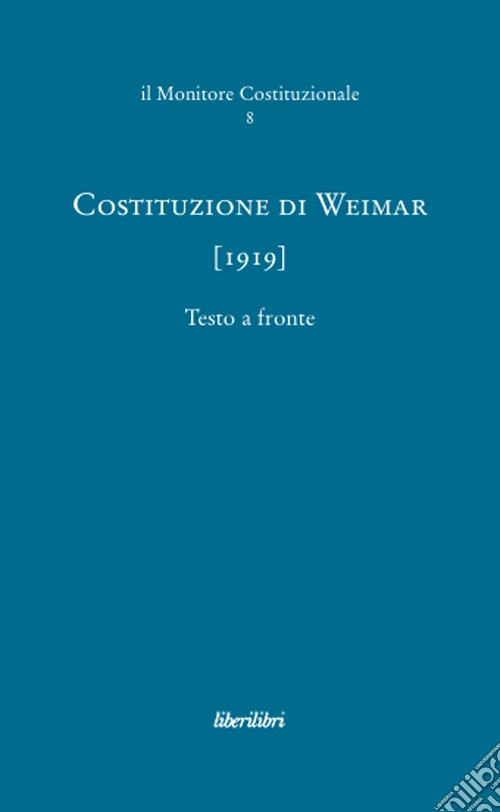 Costituzione di Weimar (1919)
