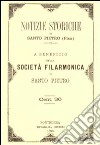 Notizie storiche di Santo Pietro a beneficio della Società Filarmonica di Santo Pietro libro di Tribolati Felice