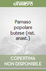 Parnaso popolare butese (rist. anast.) libro