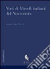 Voci di filosofi italiani del Novecento libro di Pozzoni I. (cur.)