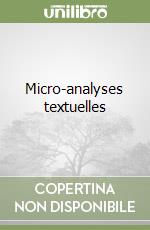 Micro-analyses textuelles
