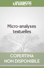 Micro-analyses textuelles libro