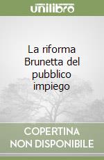 La riforma Brunetta del pubblico impiego libro