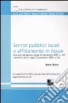 Servizi pubblici locali e affidamento in House libro di Rizzo Ilaria