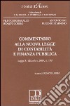 Commentario alla nuova legge di contabilità e finanza pubblica libro