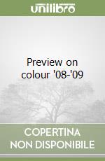 Preview on colour '08-'09 libro