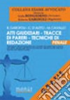 Atti giudiziari. Tracce di pareri. Tecniche di relazione. Penale libro