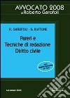 Pareri e tecniche di redazione. Diritto civile libro