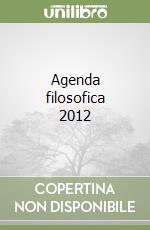 Agenda filosofica 2012 libro