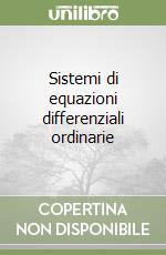 Sistemi di equazioni differenziali ordinarie libro