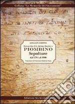 Parrocchia di S. Antimo Martire a Piombino. Sepolture dal 1781 al 1900 libro