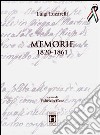 Memorie 1820-1861 libro