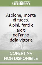 Asolone, monte di fuoco. Alpini, fanti e arditi nell'anno della vittoria libro