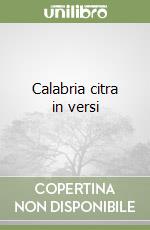 Calabria citra in versi libro