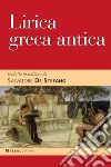 Lirica greca antica libro