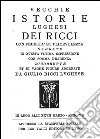 Storie lughesi stampate a Lugo libro di Ricci Giulio