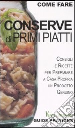 Conserve di primi piatti libro