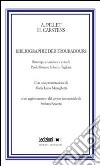 Bibliographie der troubadours libro