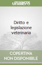 Diritto e legislazione veterinaria