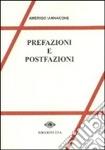 Prefazioni e postfazioni libro