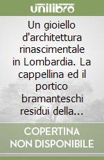 Un gioiello d'architettura rinascimentale in Lombardia. La cappellina ed il portico bramanteschi residui della «cascina Pozzobonelli» libro