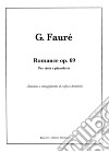 Faurè Romance op.69 per viola e piano libro di Avitabile Alfonso