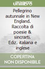 Pellegrino autunnale in New England. Raccolta di poesie & sincrarti. Ediz. italiana e inglese libro