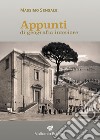 Appunti di geografia interiore libro di Sensale Massimo