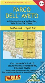 GE 15 Parco dell'Aveto foglio Est e Sud 1:25.000 libro