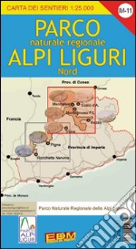 Parco naturale regionale alpi liguri nord. Carta dei sentieri 1:25.000 libro