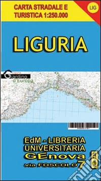 Carta stradale turistica della Liguria