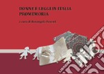 Donne e leggi in Italia. Un promemoria libro