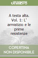 A testa alta. Vol. 1: L' armistizio e le prime resistenze libro