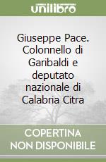 Giuseppe Pace. Colonnello di Garibaldi e deputato nazionale di Calabria Citra libro