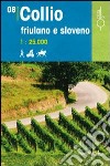 Collio friulano e sloveno 1:25.000 libro di Pozzati D. (cur.) Vertovec M. (cur.)