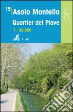 Asolo Montello quartier del Piave 1:30.000 libro