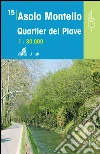 Asolo Montello quartier del Piave 1:30.000 libro