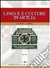 Lingue e culture in Sicilia libro