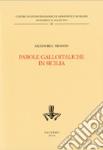 Parole galloitaliche in Sicilia libro