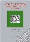 Atti dell'Ateneo di scienze, lettere ed arti di Bergamo. Vol. 71 libro