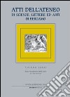 Atti dell'Ateneo di scienze, lettere ed arti di Bergamo. Vol. 72 libro