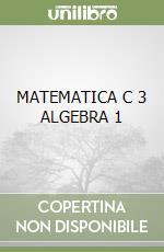 MATEMATICA C 3 ALGEBRA 1 libro