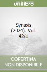 Synaxis (2024). Vol. 42/1 libro