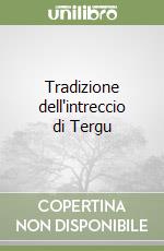 Tradizione dell'intreccio di Tergu libro