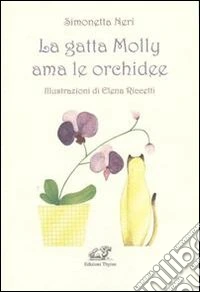 La gatta Molly ama le orchidee